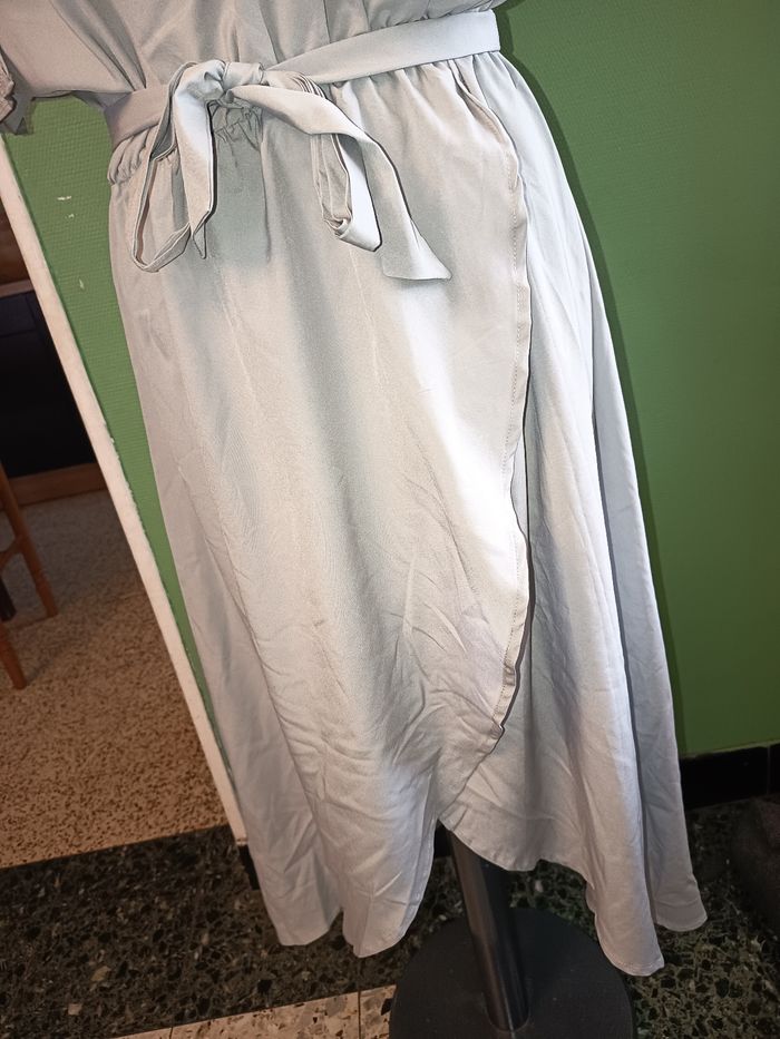 Robe de soirée grise perle - photo numéro 7