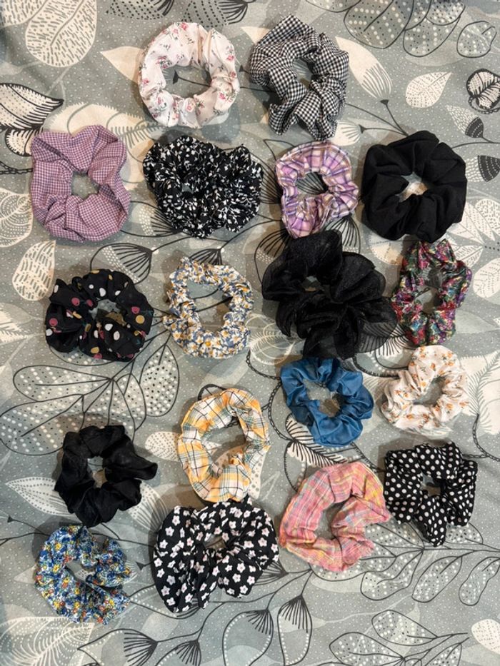 Chouchous en tissu colorés