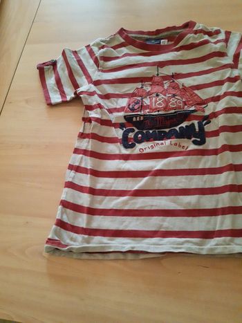 T shirt garçon manches courtes