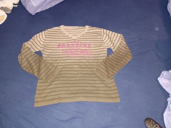 Pull fin tape à l'œil 12 ans