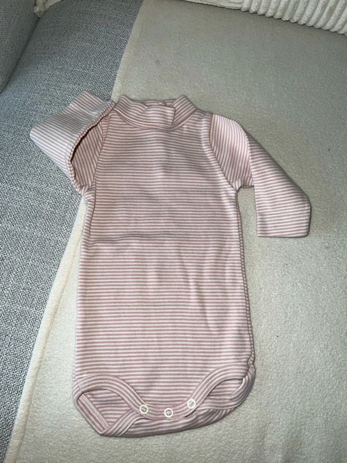 Body bébé ML col roulé