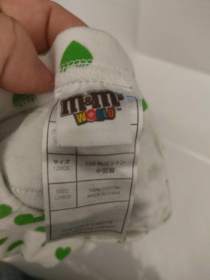 Culotte bébé 12 mois m&m's - photo numéro 3