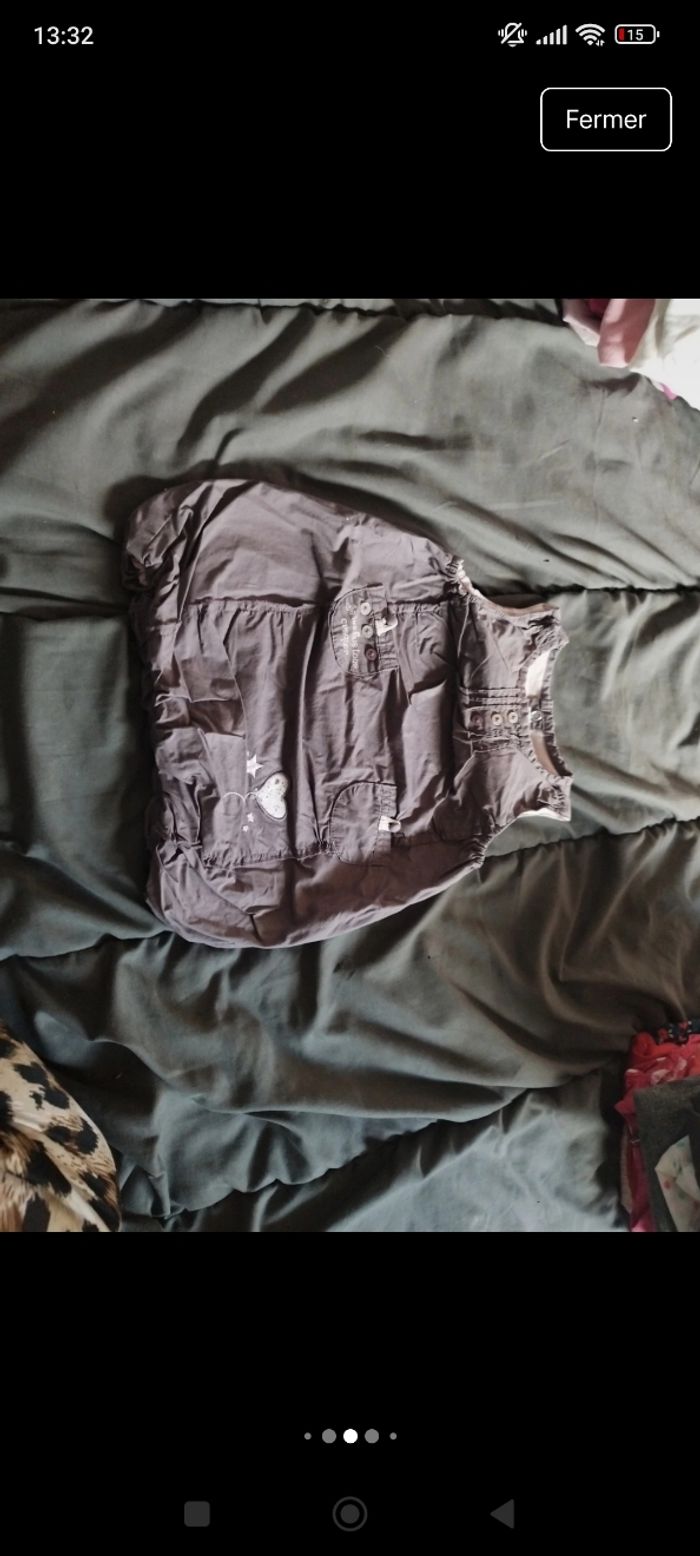 Lot de robes et salopette bébé fille 6 mois - photo numéro 4