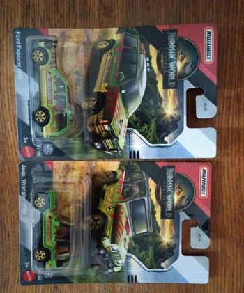 Lot de deux voitures film