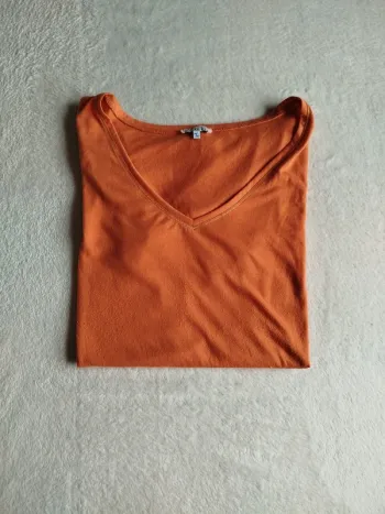 T-shirt femme Modavista orange taille 50/52
