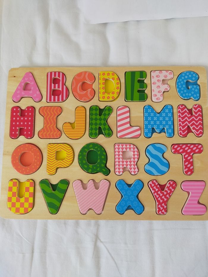 Empiècement alphabet