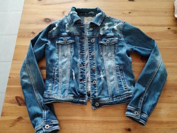 Veste en jeans courte