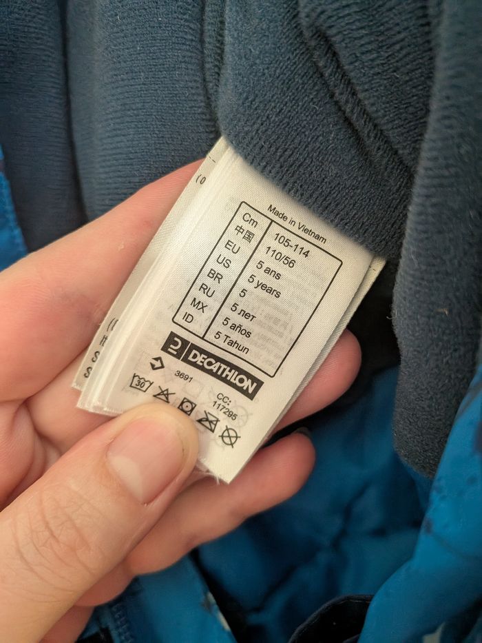 Combinaison de ski bleu Wedze - photo numéro 6