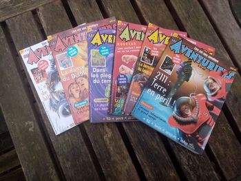Lot 6 livres Les Aventuriers.- Milan Presse