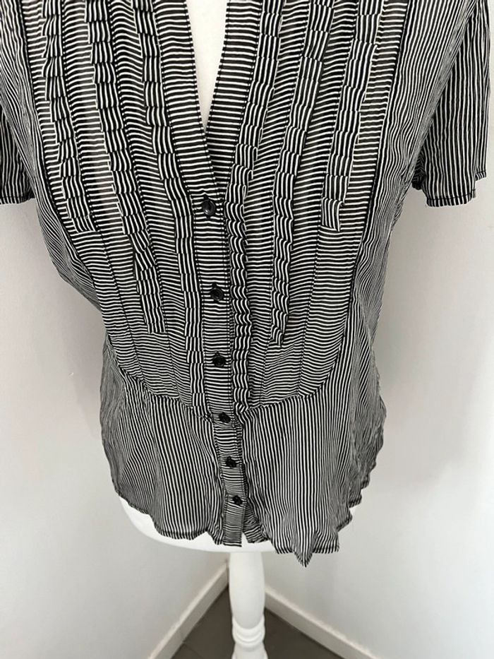 Chemisier rayé étam M - photo numéro 2
