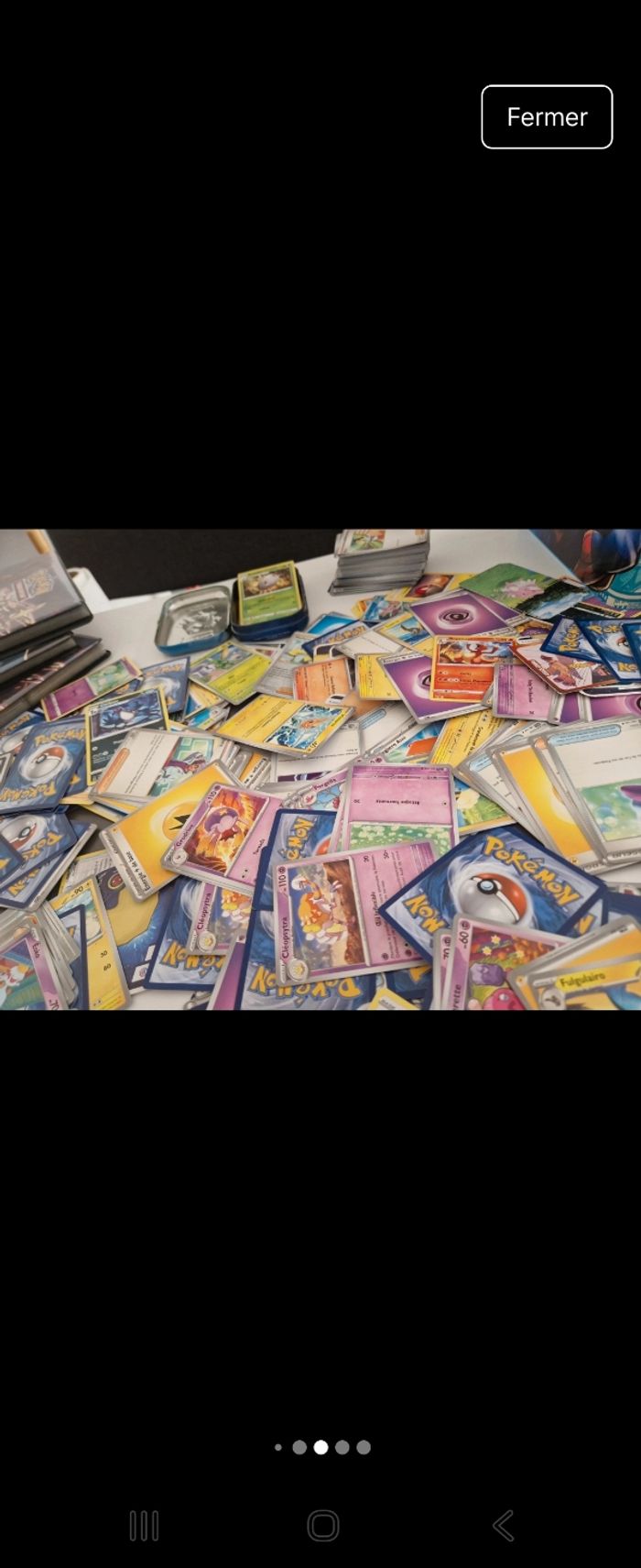 Lot de cartes Pokemon - photo numéro 5