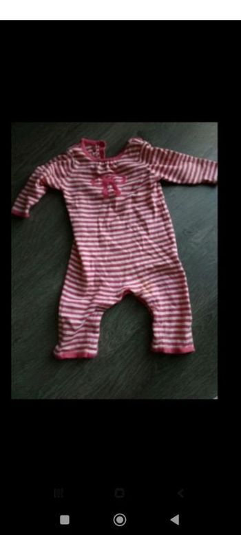 Pyjama sans pieds rayures