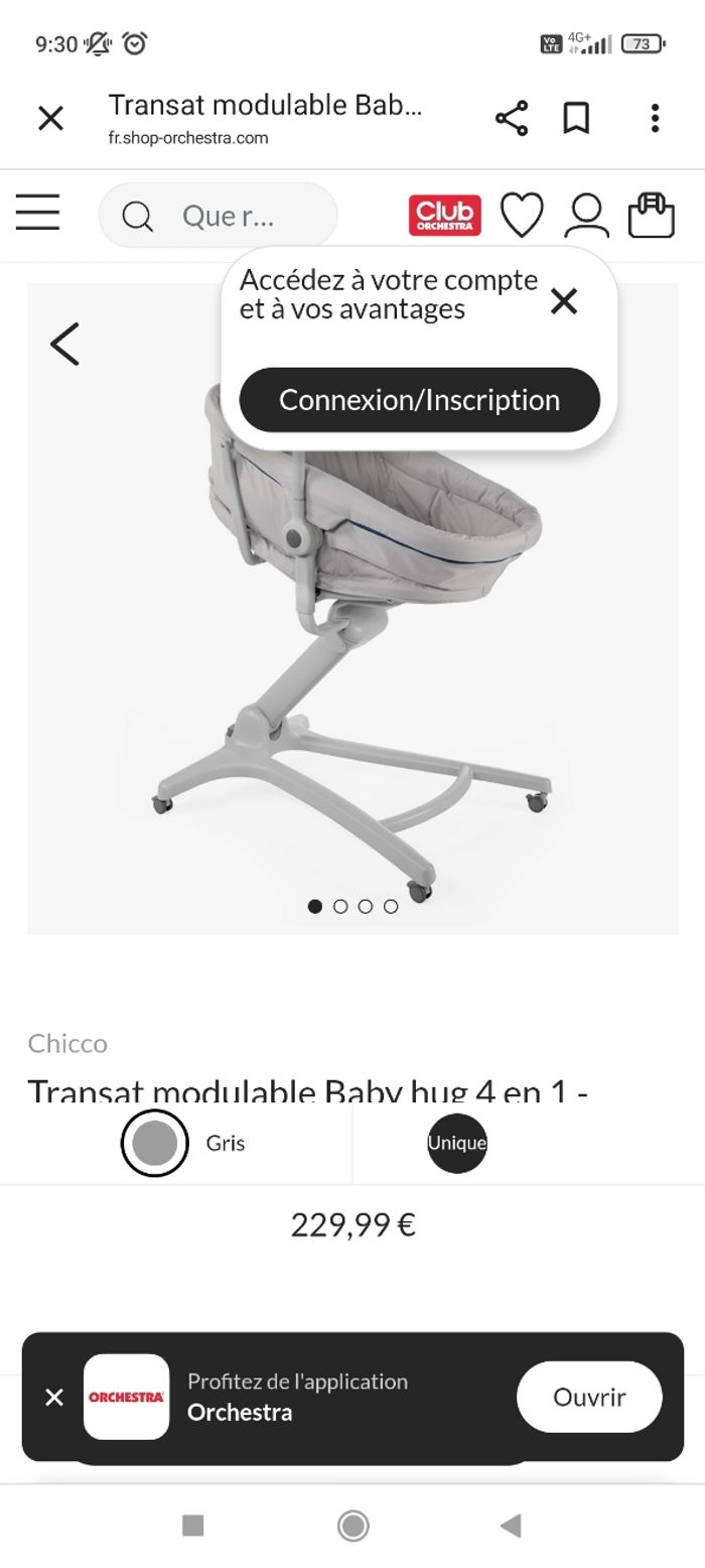 Berceau 4 en 1 chicco - photo numéro 3