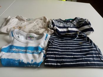Lot de 4 tee shirt 9 mois