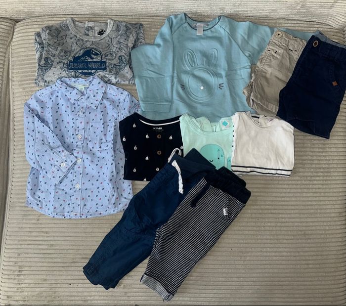 Lot vêtements bébé garçon 9 mois