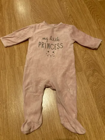 Pyjama velours rose