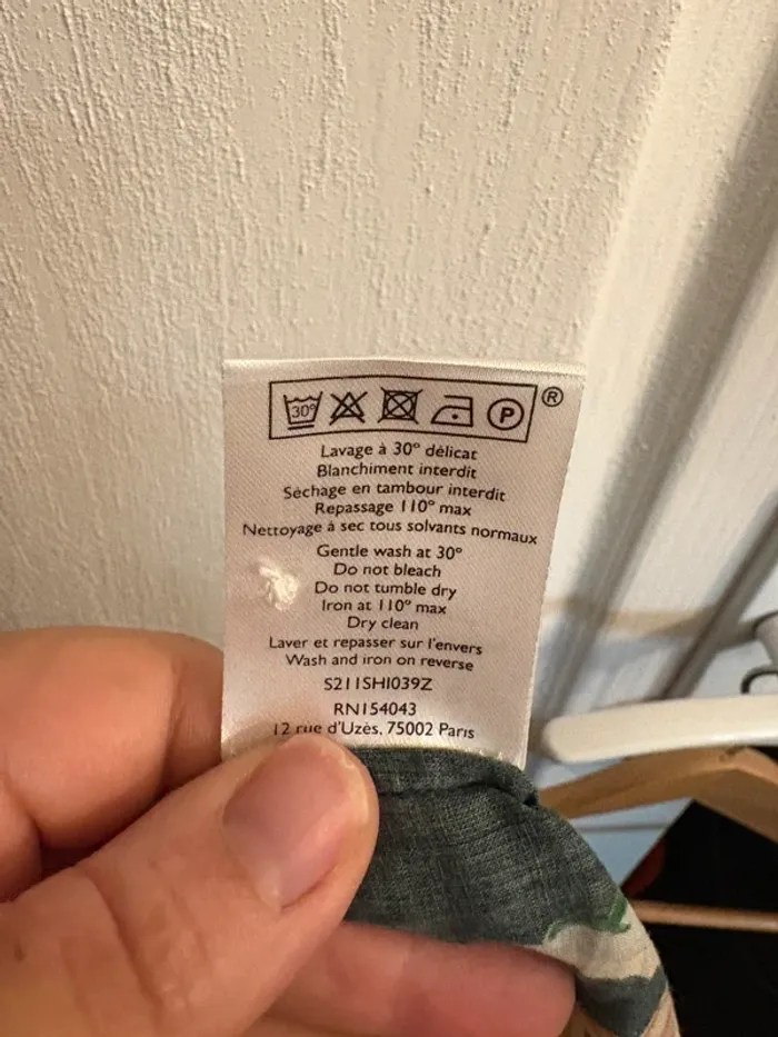 Chemise Sezane pierrot taille 44 - photo numéro 4