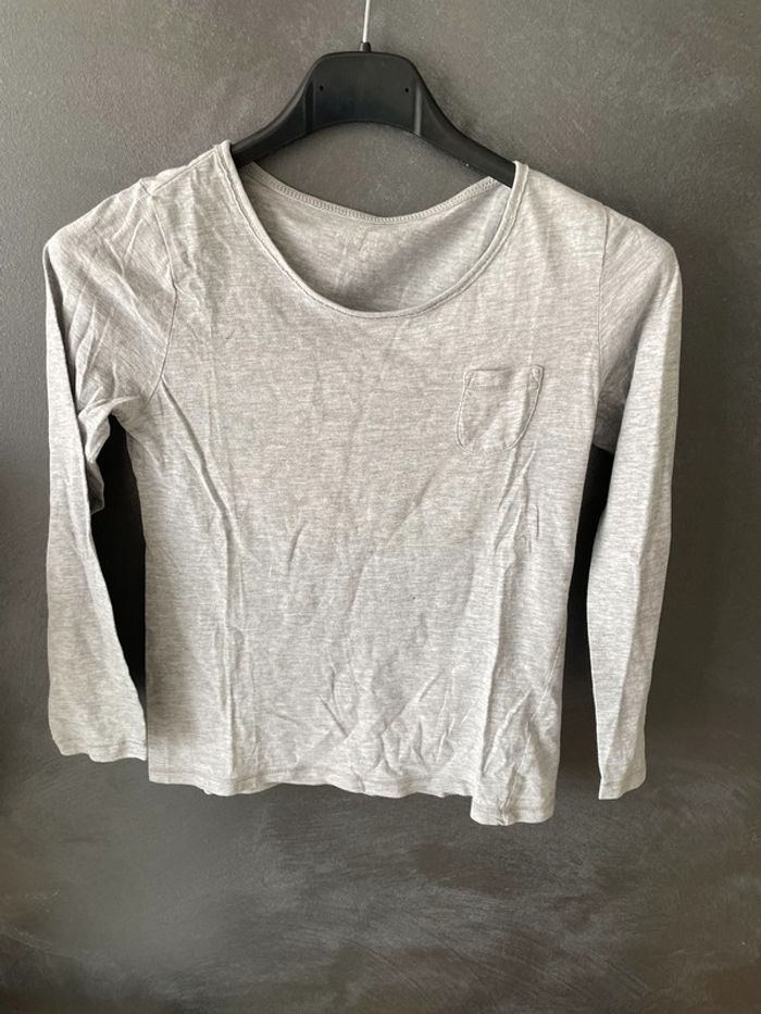 Sweat shirt gris - photo numéro 3