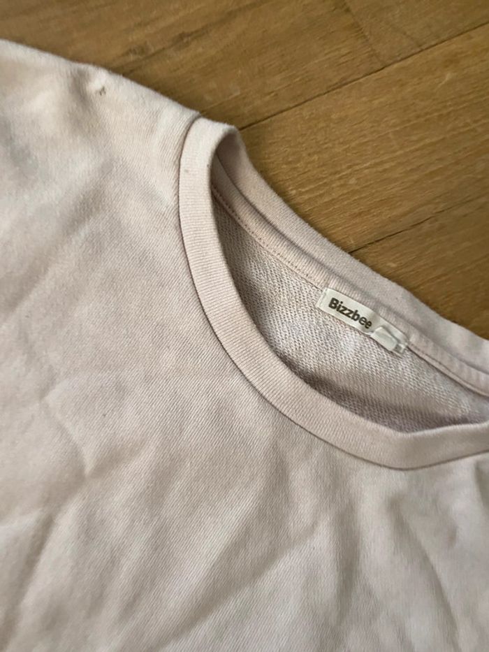 Pull rose pâle – Bizzbee (taille S) - photo numéro 3
