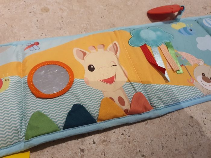 Livre à déplier tissu Sophie la girafe