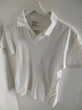 Polo blanc pour homme, taille XS