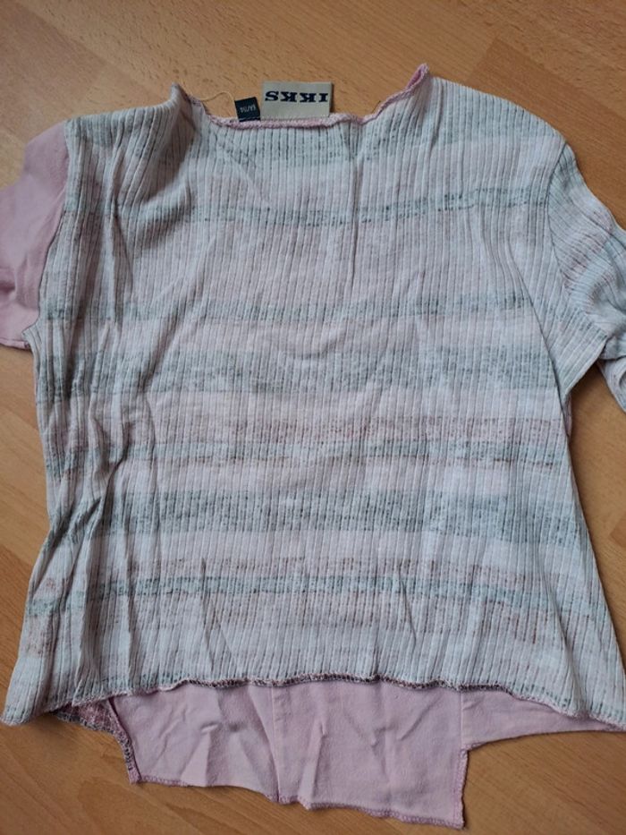 Tee-shirt asymétrique manches longues #IKKS - photo numéro 4