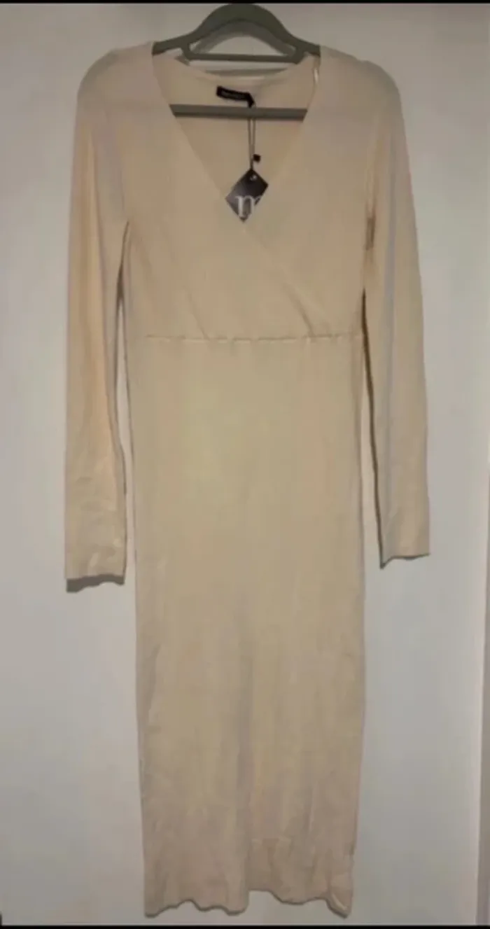 Robe élégante crème Manoukian 👗 taille L neuve - photo numéro 4