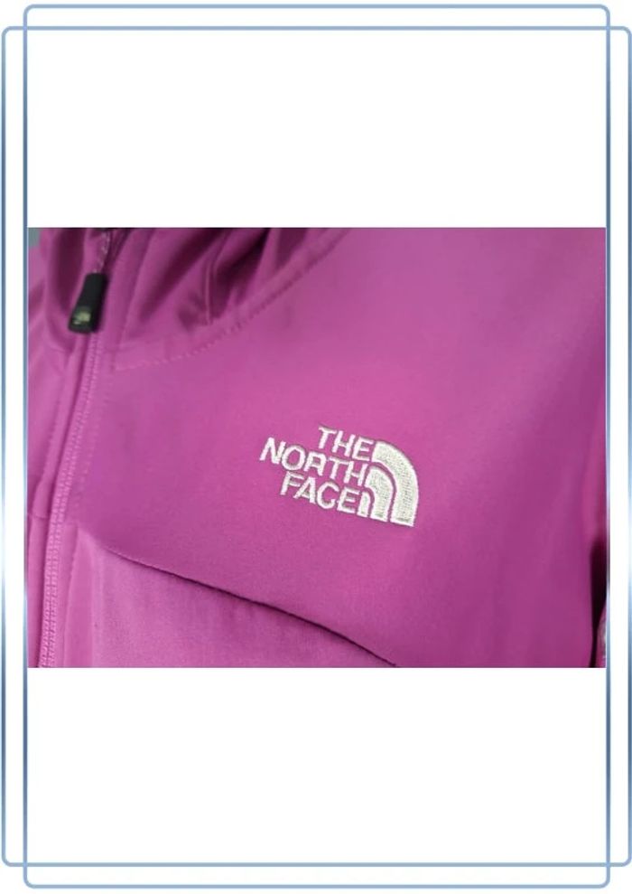 Veste full zip the north face femme violette taille Xl- summit series windstopper - photo numéro 3