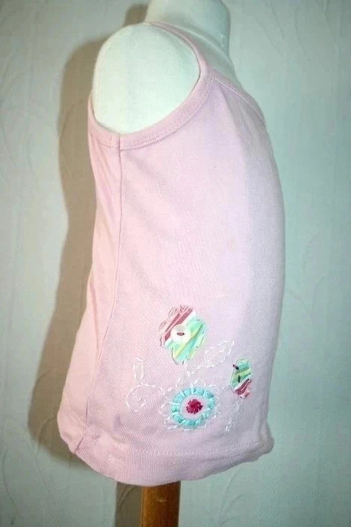 Top à bretelles rose 3 ans - photo numéro 2
