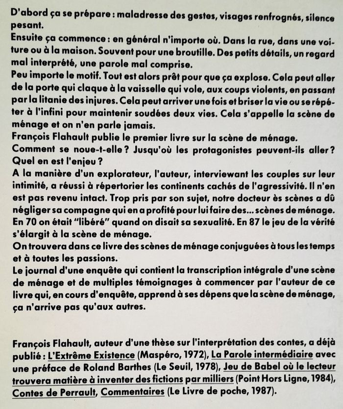 François Flahault - la scène de ménage (couple) - photo numéro 4