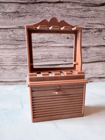 Râtelier d'armes Playmobil - Marron / Aspect Bois meuble armes porte fusil