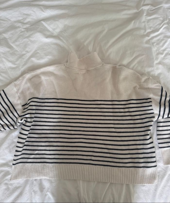 Pull marinière zippé - photo numéro 3