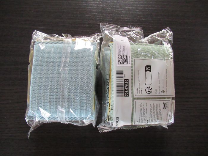 6 éponges à récurer lavables IKEA neuves - photo numéro 2