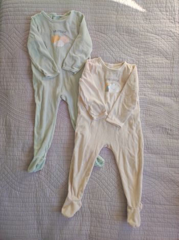 Lot de deux pyjamas hiver