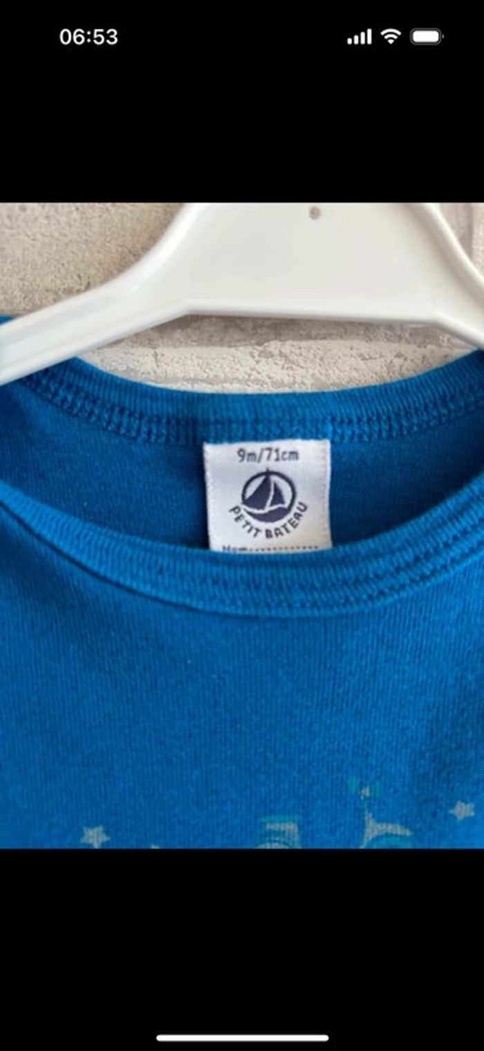 Body petit bateau taille 9 mois - photo numéro 3