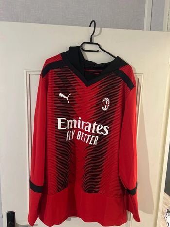 Sweat à capuche Tifoso football de l’AC Milan