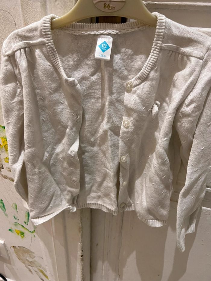 Gilet blanc 23 mois