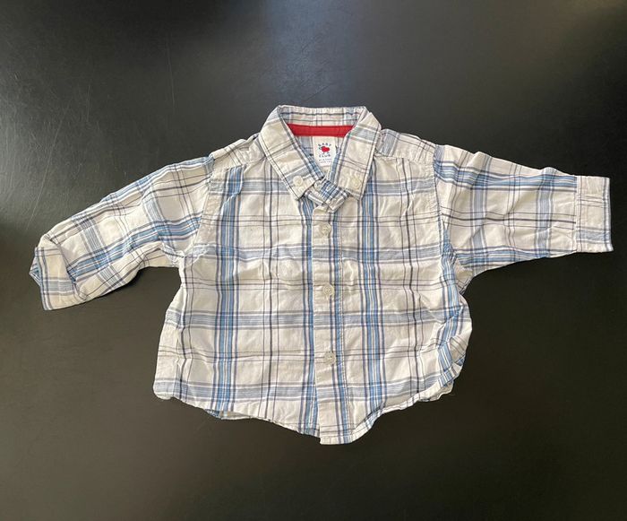 Ensemble chemise et jean à bretelles 3 mois - photo numéro 2