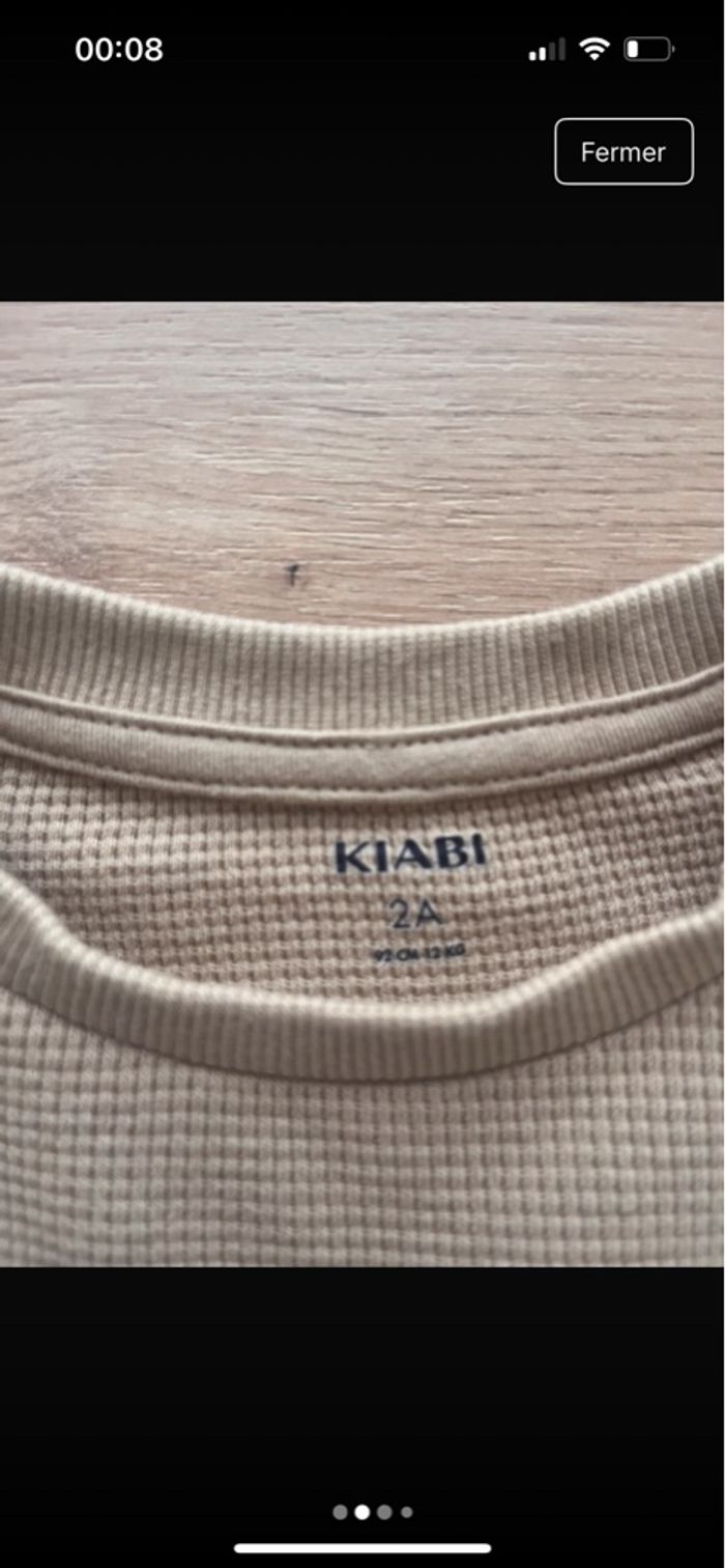 Ensemble de jogging Kiabi beige -2A - photo numéro 4