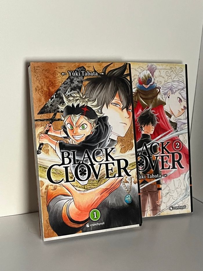 Lot de 2 mangas Black clover tome 1 et 2