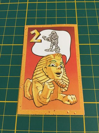 Carte trésor Momie 2 pièce détachée jeu de société Ramsès II Ravensburger #A65