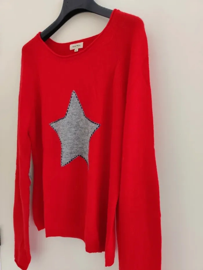 Pull original Alison White laine et Angora style vintage - photo numéro 5