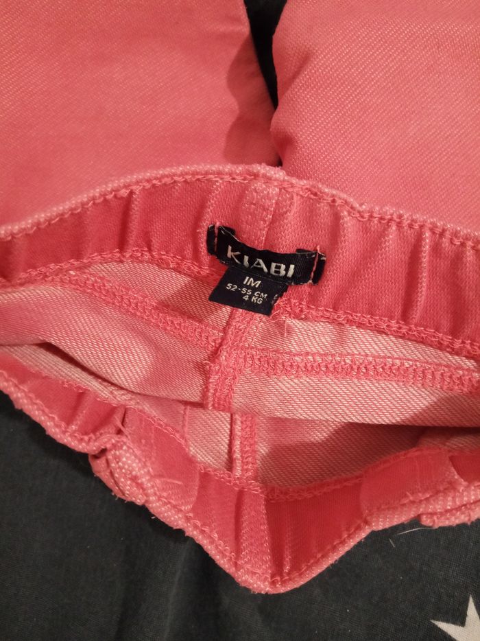 Pantalon / Jegging rose _ 1 mois - photo numéro 3