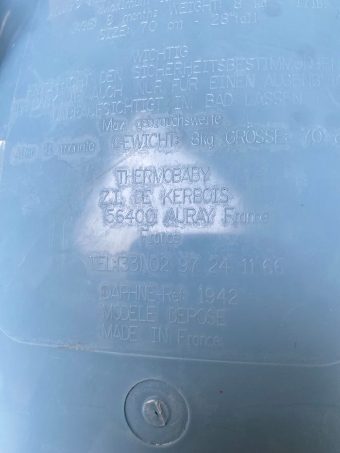 Transat réglable pour le bain de bébé Thermobaby - photo numéro 5