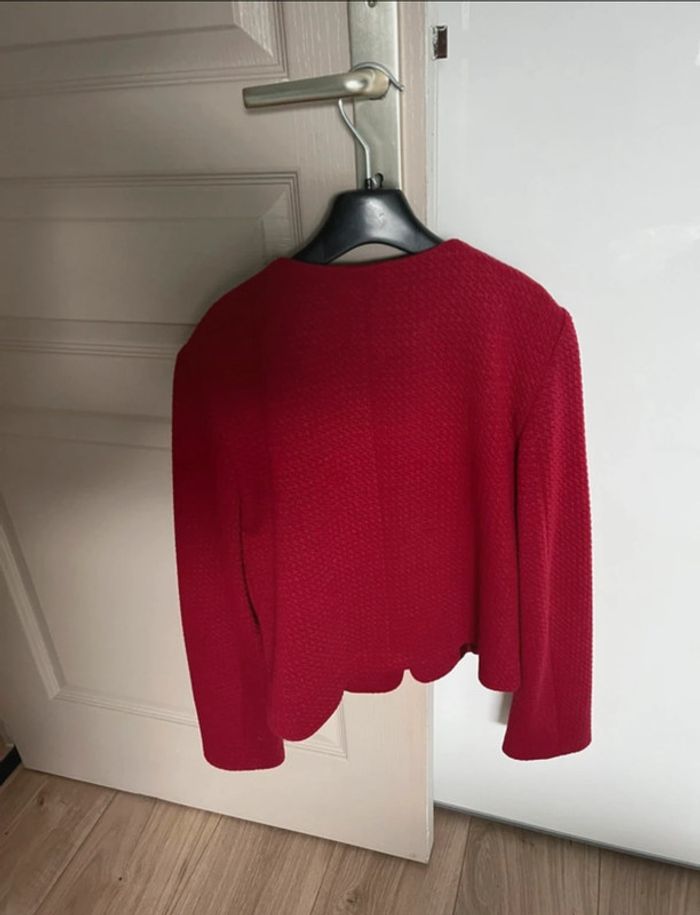 Veste rouge camaïeu - photo numéro 2
