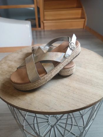 Sandale compensée fille 33