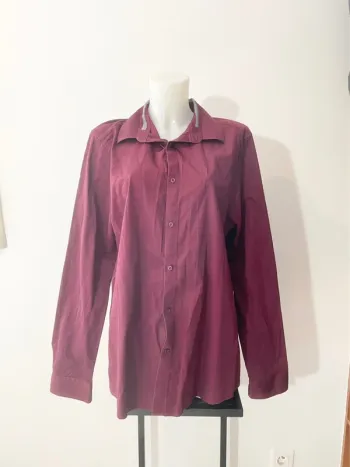 Chemise bordeaux Brice