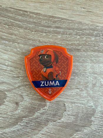 Insigne médaille zuma pat patrouille paw patrol