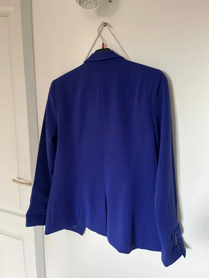 Blazer femme bleu électrique - photo numéro 5