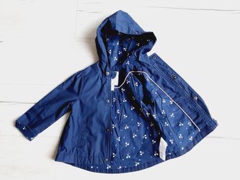 Vêtement bébé fille manteau veste blouson bleu marine La Redoute 18 mois